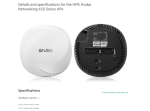  Aruba Networking 650 Series