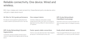 HPE Aruba Networking 303H Series Hospitality Access Point