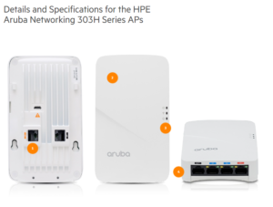 HPE Aruba Networking 303H Series Hospitality Access Point