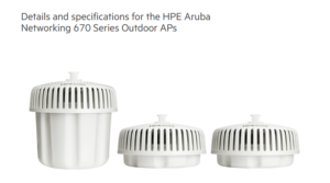 HPE Aruba Networking 670 Series Outdoor Access Points