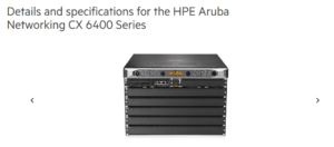 HPE Aruba Networking CX 6400 Switch Series