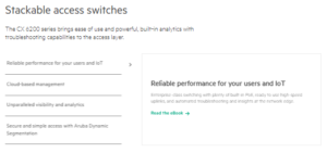 HPE Aruba Networking CX 6200 Switch Series