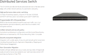 HPE Aruba Networking CX 10000 Switch Series