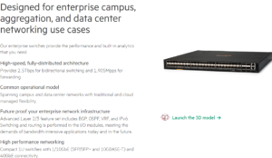 HPE Aruba Networking CX 8320 Switch Series