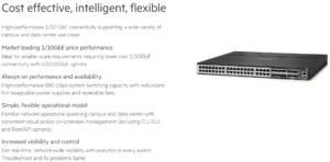 HPE Aruba Networking CX 8100 Switch Series